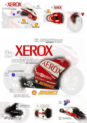 Kit adesivi ducati - adesivi,