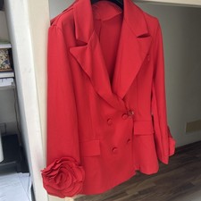 Giacca Donna Elegante rosso