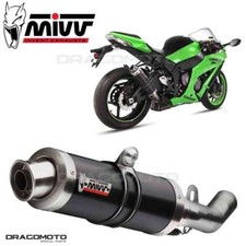 Scarico KAWASAKI ZX-10 R 2013 2014 MIVV Gp Nero