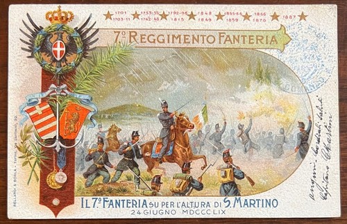 Cartolina militare - cartolina, "7°