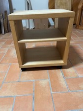 mobile tv legno con ruote