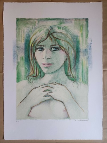 Litografia colori romano - a,