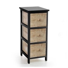 CASSETTIERA IN LEGNO CON 3