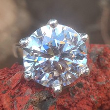 RARO Anello Solitario Diamante