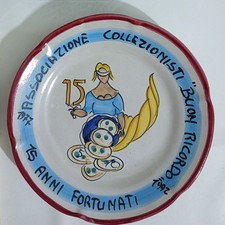 I148347 Piatto del buon ricordo - Ass. Collezionisti - 15 anni fortunati 1992