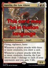 MTG AURELIA, THE LAW ABOVE EXC - AURELIA, LA LEGGE CELESTE 188 - MKM - MAGIC
