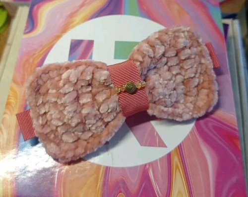 Fiocco rosa per capelli fatto - rosa,