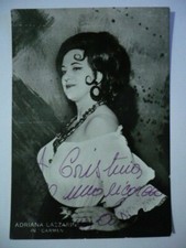 ADRIANA LAZZARINI - AUTOGRAFO