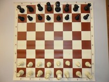 Scacchiera gommata e telata