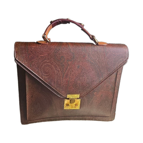 Etro marrone paisley manico - etro,