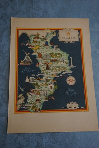 Calabria carta geografica - calabria,