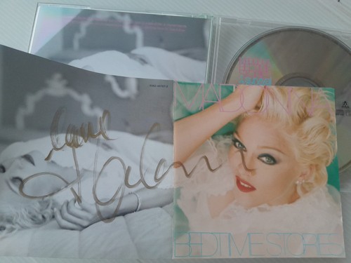 Madonna autograph bedtime - madonna, cd