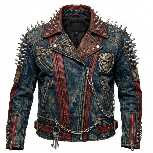 Giacca uomo punk gotico - giacca, a