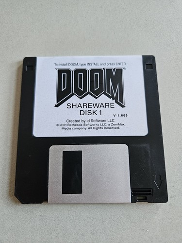 Doom floppy disk - doom, replica