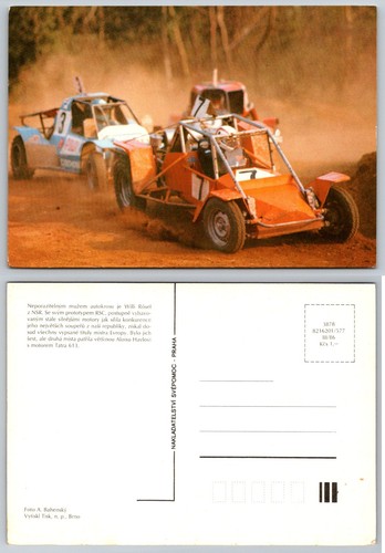 Cartolina autocross rally - cartolina,