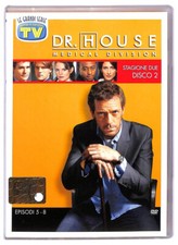 dvd serie tv dr house stagione due disco 2 episodi 5 - 8 sorrisi e canzoni nuovo