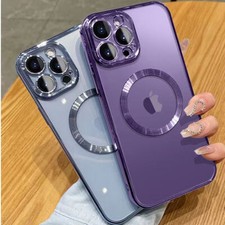 Cover MagSafe per Apple iPhone 16 15 14 13 12 Pro MAX Plus SLIM magnetica Luxury