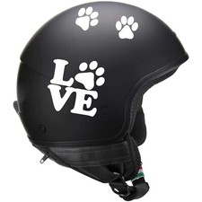 Kit 12 Adesivi Zampa Zampe Cane love Amore Animali Auto Moto Camper cod. 1662