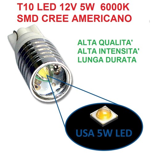 Lampadina led t10 - t10, w5w