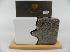 CUOREMATTO Bomboniere EMOZIONI Porta Sale e Pepe GOLD & WHITE ORIGINALE Design