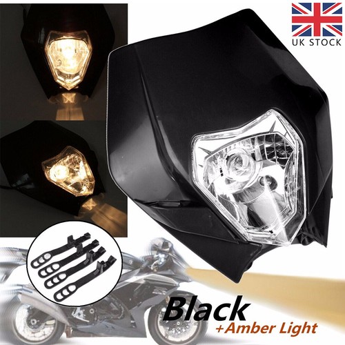 Lampada faro moto per enduro