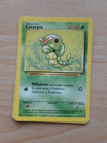 Caterpie carta pokémon - carta,