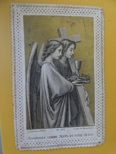 Image pieuse canivet dentelle - pieuse,