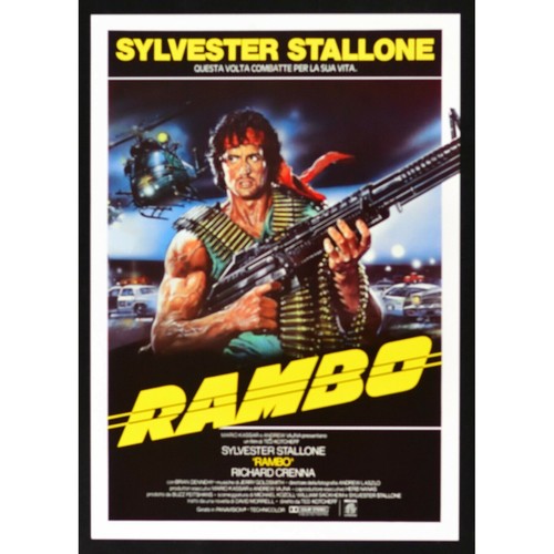 Locandina rambo sylvester - rambo,