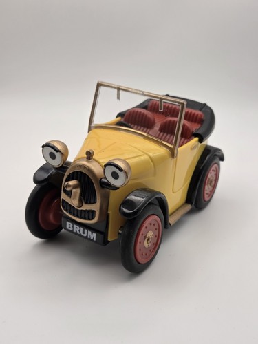 Vintage brum little yellow toy - brum,