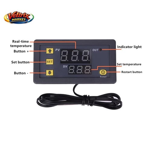 W3230 12v termostato - dc,