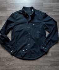 MURPHY E NYE CAMICIA UOMO TAGLIA S COTONE NERO