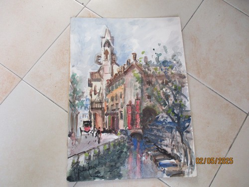 Alfredo zecca acquerello - alfredo, su