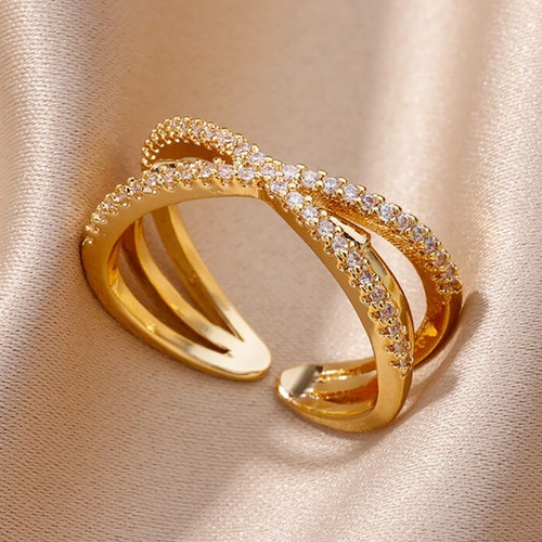 Anello alla moda oro 18 - alla,