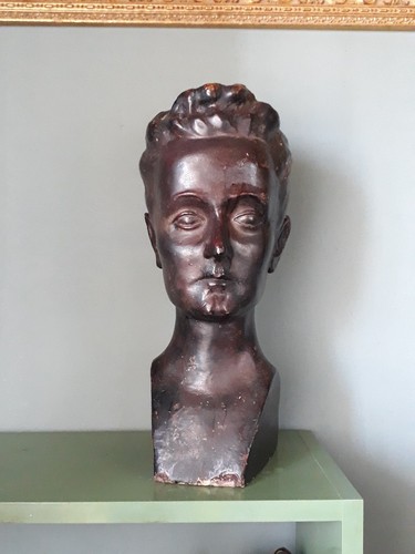 Vecchia scultura statua - , in