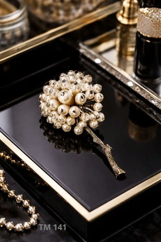 Spilla perle vintage - perle,