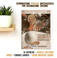 PAVESI PAVESINI BISCOTTI NOVARA BARILLA 1969 PUBBLICITARIO APPENDERE NEGOZIO 60'