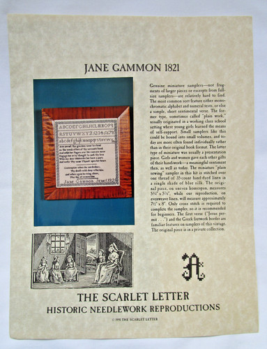 Lettera scarlatta jane - la,