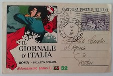 Cartolina postale pubblicitaria 1931.