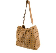 Prada Vitello Daino Leather Bauletto Grommet