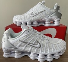 NIKE SHOX TL BIANCO ARGENTO