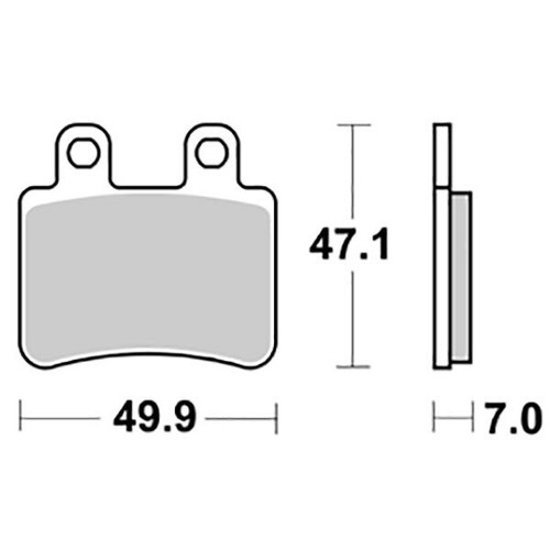 167hm sbs pastiglia - sbs, freno