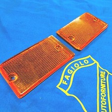 PLASTICA FIAT 124 SPORT FANALE  POSTERIORE VETRINO 124 COUPE' ARANCIO CP.2 PEZZI