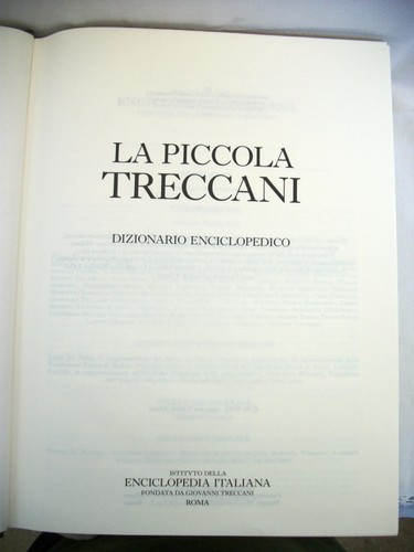 Piccola treccani - piccola,