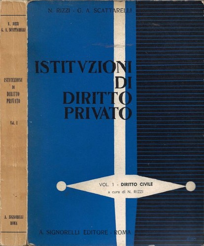 Istituzioni diritto - di,