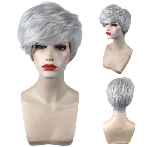 Parrucca cosplay placcata - parrucca,