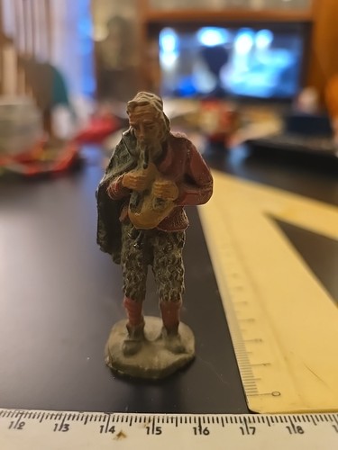 Personaggio presepe vintage - personaggio,