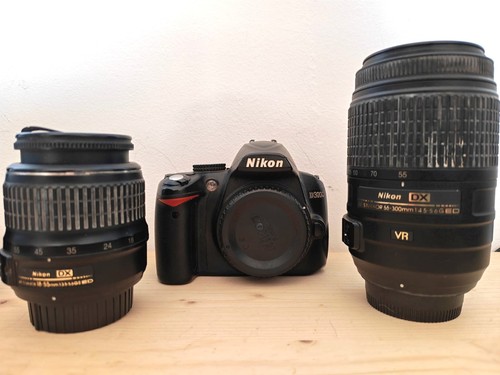 Bundle nikon d3000 fotocamera - nikon,