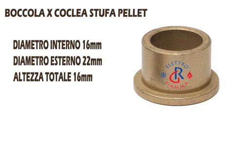 Boccola bronzina ottone - ottone, 16-22