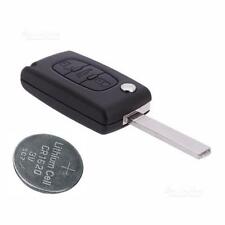 GUSCIO CHIAVE SCOCCA COVER TELECOMANDO 2 TASTI PEUGEOT 408 307 308 207 + CR1620