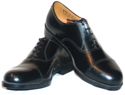Mens black leather parade - mens,